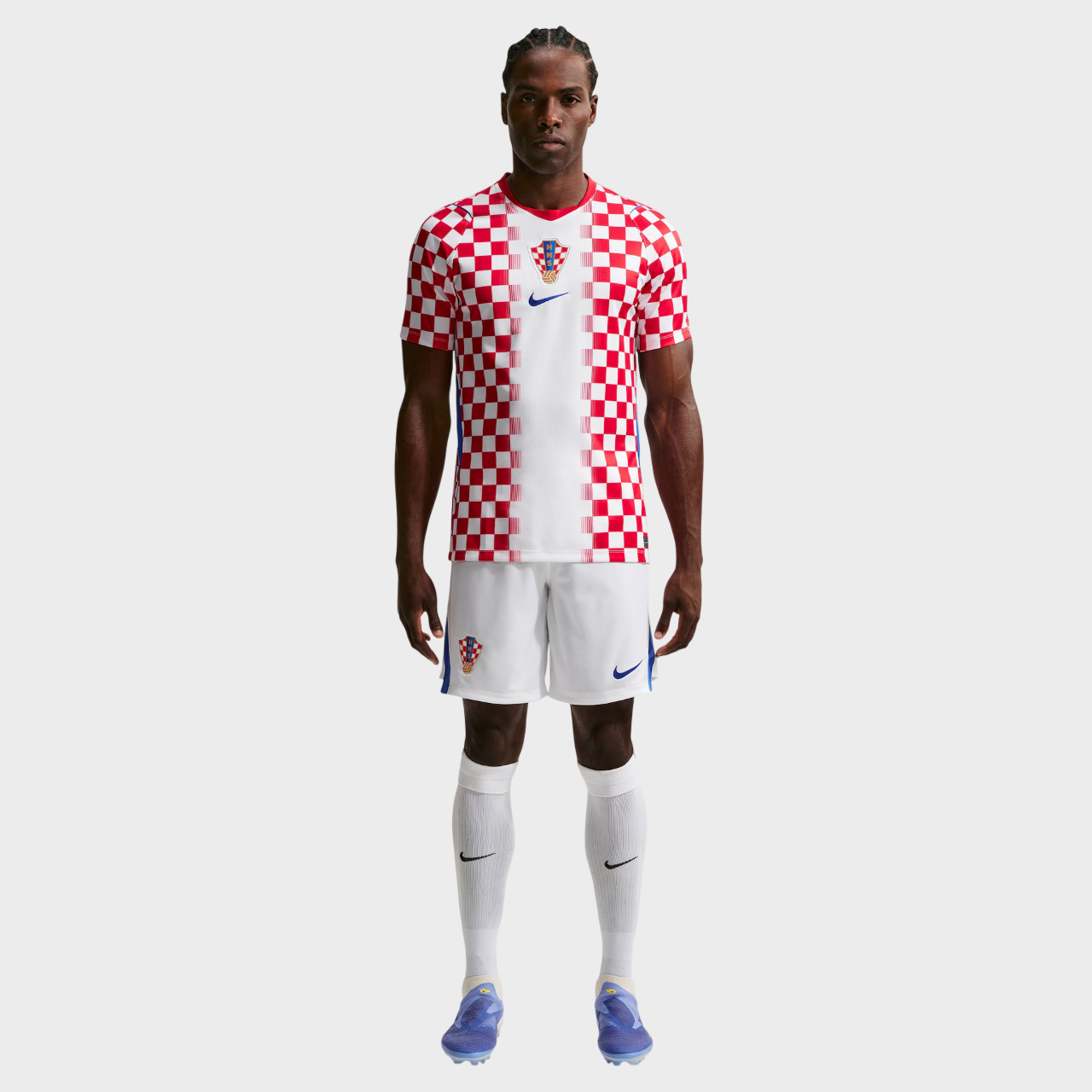 Camisa Croácia I 26/27 - Torcedor Nike Masculina - Branco e Vermelho